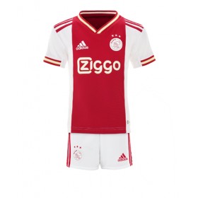 Baby Fußballbekleidung Ajax Heimtrikot 2022-23 Kurzarm (+ kurze hosen)